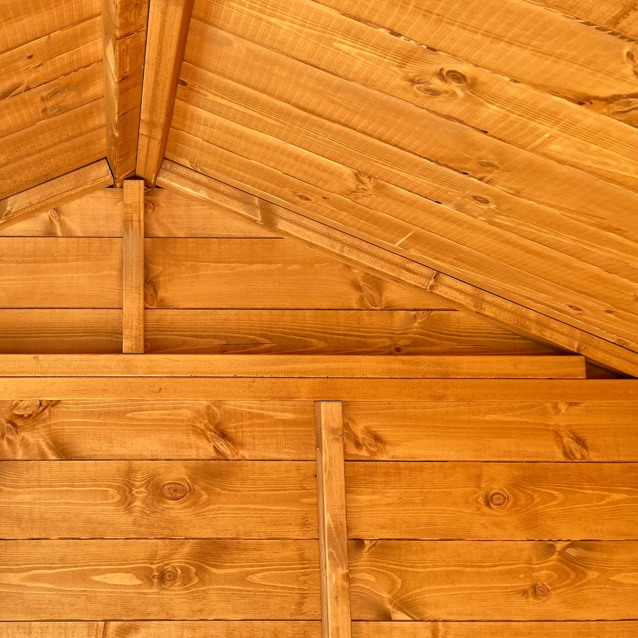 6x4 Garden Shed - Single Door - Windowless - Image 7