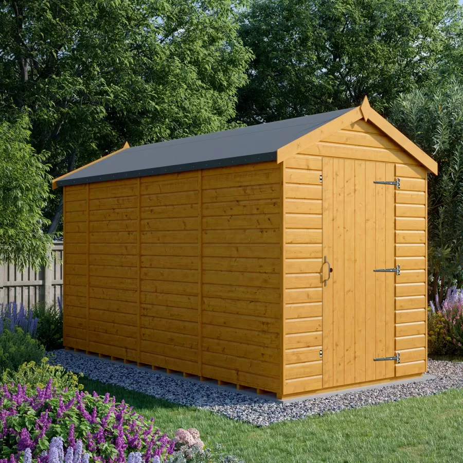 14x6 Garden Shed - Single Door - Windowless